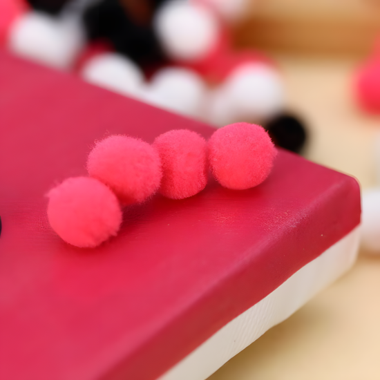 Pompom Ball Mosaic Art